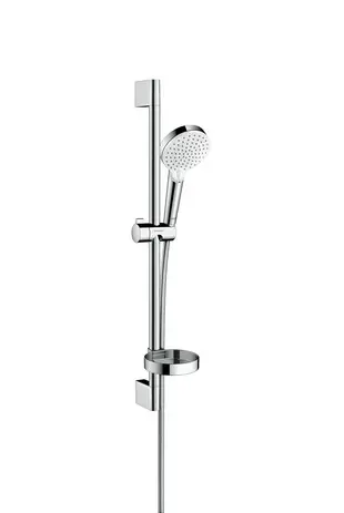 Hansgrohe Brausenset Crometta Vario/Unica 650mm weiss/chrom mit Cassetta 26553400