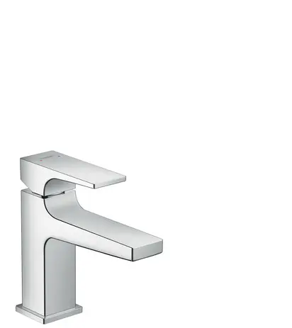 Hansgrohe Waschtischmischer 100 Metropol chrom kurzer Ausl. mit Push-Open Ablaufg. 32500000