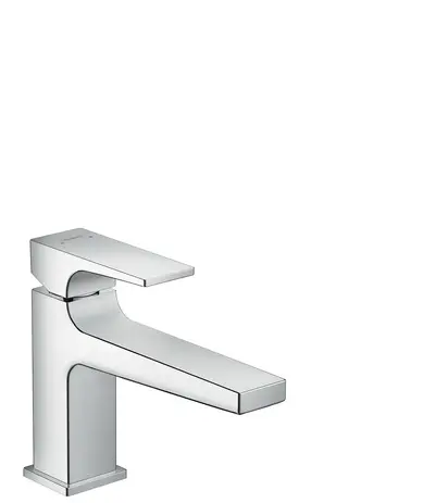 Hansgrohe Waschtischmischer 100 Metropol chrom langer Auslauf Push-Open Ablaufgarnitur 32502000