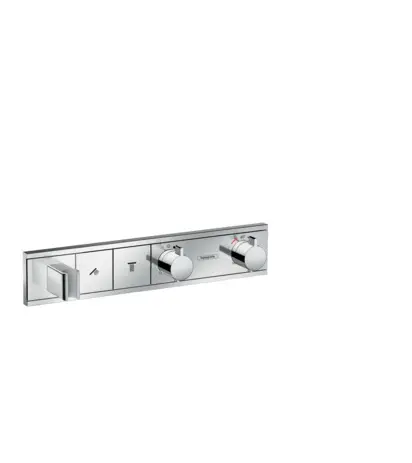 Hansgrohe Thermostat Unterputz RainSelect Fertigset 2 Verbraucher chrom 15355000