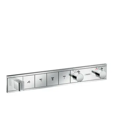 Hansgrohe Thermostat Unterputz RainSelect Fertigset 4 Verbraucher chrom 15357000