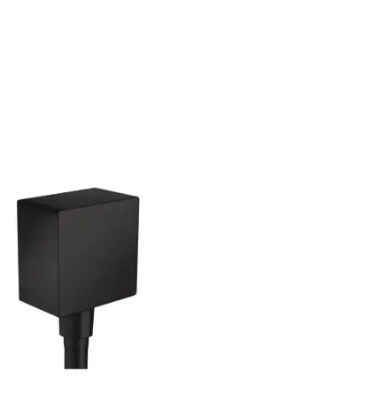 Hansgrohe Schlauchanschluss DN15 Fixfit Square mit Rückflussverhinderer mattschwarz 26455670