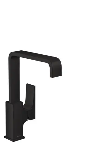 Hansgrohe Waschtischmischer 230 Metropol mattschwarz Schwenkausl.Push-Open Abl. 32511670