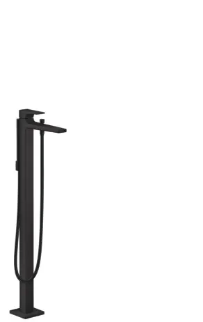 Hansgrohe Wannenmischer Metropol Fertigset zur Bodenmontage mattschwarz 32532670