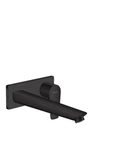 Hansgrohe 2-Loch Waschtischmischer Unterputz Talis E F-Set mattschwarz langer Auslauf 71734670