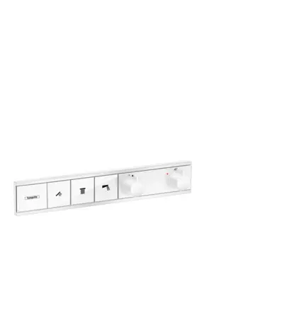 Hansgrohe Thermostat Unterputz RainSelect Fertigset 3 Verbraucher mattweiss 15381700