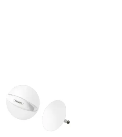 Hansgrohe Ab-u.Überlaufgarnitur Flexaplus F-Set (Griff u.Stopfen) mattweiss 58185700