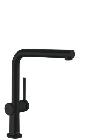 Hansgrohe Spültischmischer 270 Talis M54 Ausziehauslauf 1jet mattschwarz 72808670