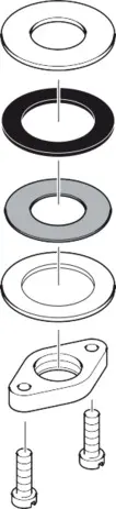 Hansgrohe Schaftbefestigung kpl. 94702000