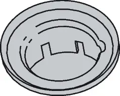 Hansgrohe Schlauchfutter 3-Loch Wannenarmatur 97746000