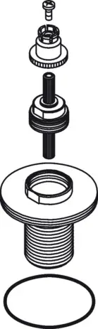Hansgrohe Spannflansch Axor Absperrventil 97656000
