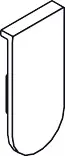 Hansgrohe Atoll Blende fuer 2-Arm Handtuchhalter 40291000