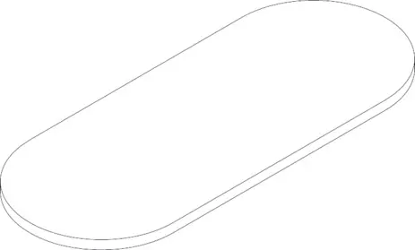 Hansgrohe Glasablage Axor Logo 450 mm klar 40229000