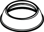 Hansgrohe Steckkappe Spueltischmischer fuer Sockel chrom 97995000