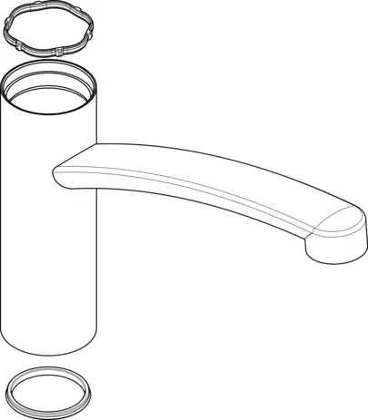 Hansgrohe Auslauf Spültischmischer chrom  98349000