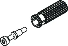 Hansgrohe Handle fixing set Ecostat Comfort  95843000