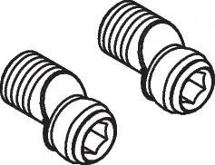 Hansgrohe Set of S-unions with nuts Set Axor Shower Duschkombi 96742000