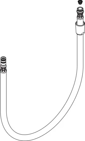 Hansgrohe Brauseschlauch Axor Starck X Allegra fuer Spueltischmischer 97475000