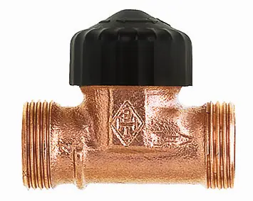 IMI Heimeier Vorlauf RegulierValve 3/4 " x 3/4 " with male thread m.Bauschutzkapp 1328-02.000