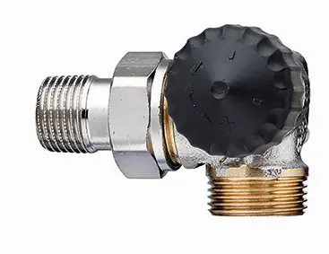 IMI Heimeier Thermostat Valve body with particularly low resistance Double angle    Connection to radiator right with male thread G3/ 2342-02.000