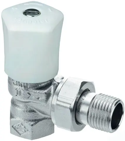 IMI Heimeier RegulierValve Mikrotherm Angle DN 10  nickel plated 0121-01.500