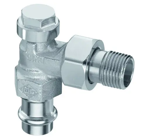 IMI Heimeier Verschraubung Regulux DN 15 Eckform Viega Pressanschluss 15 mm 0341-15.000 034115000