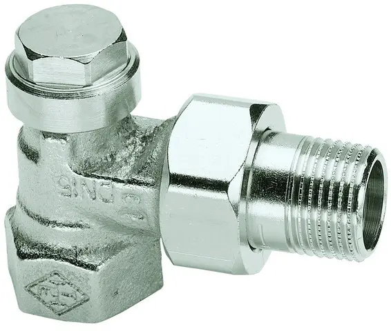 IMI Heimeier Connection Regulux Angle DN 10  nickel plated 0351-01.000