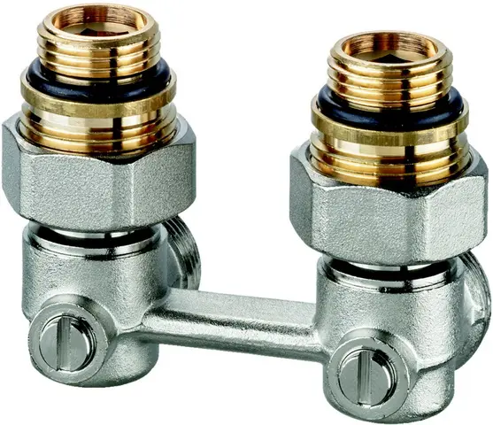 Heimeier Verschraubung Vekotrim 2-Rohr Eckform, für VHK mit Rp 1/2 IG 0565-50.000