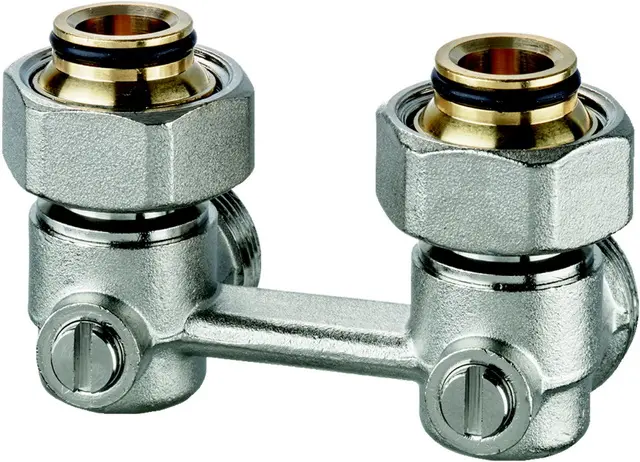 Heimeier Verschraubung Vekotrim 2-Rohr Eckform, f?r VHK mit G 3/4 AG 0567-50.000