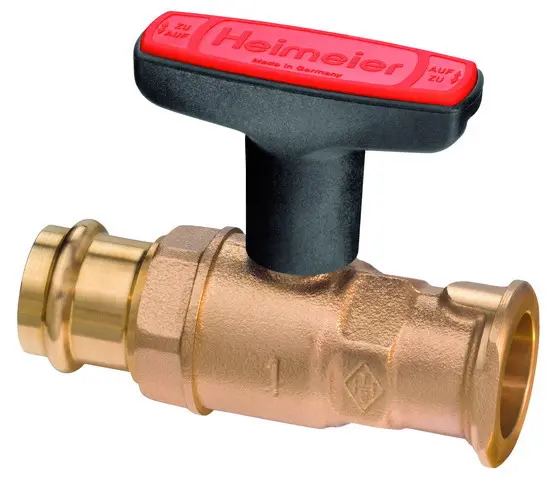 IMI Heimeier Pumpen Kugelhahn Globo P-S 28 mm Viega Pressanschluss x 1 Zoll 0632-28.000 063228000