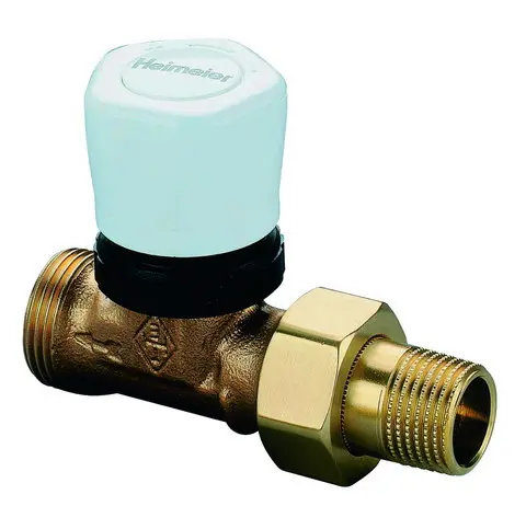 IMI Heimeier Vorlauf RegulierValve 1/2 " Connection x 3/4 " with male thread with Handregulierkappe 1304-02.000