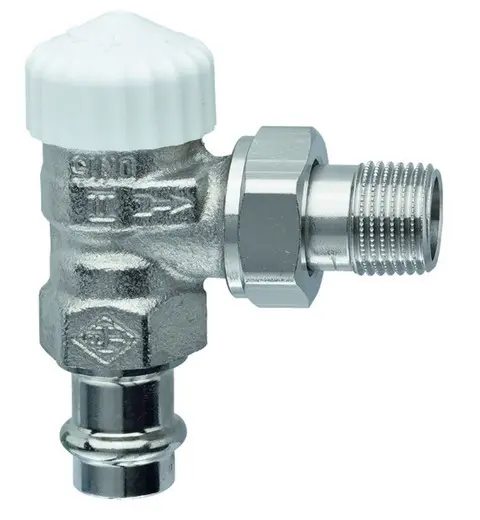 IMI Heimeier Thermostat Ventilunterteil V-exact II Eckform ViegaPress 15 mm 3717-15.000 371715000