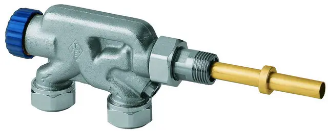 IMI Heimeier One-pipe valve with immersion pipe for radiator with seitl. 1-point ansch 3871-02.000