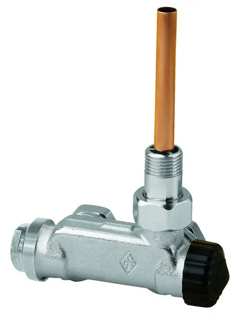 IMI Heimeier Ventil E-Z Einrohr Eckform DN 15 mit Tauchrohr 3877-02.000 387702000