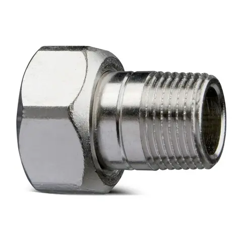 IMI Heimeier Heizkoerper-Anschlussverschraubung 1/2 Zoll x M 22 AMETAL-C vernickelt 50701516 50701516