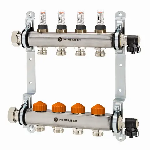 Heimeier Heizkreisvert. Dynacon Eclipse autom. Durchflussregler, 8 Heizkreise 9340-08.800 934008800