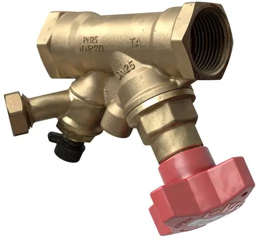 TA Strangabsperrventil STS, PN 25 DN 25, G 1, kvs 9,8 m3/h, Entleerung 52849625