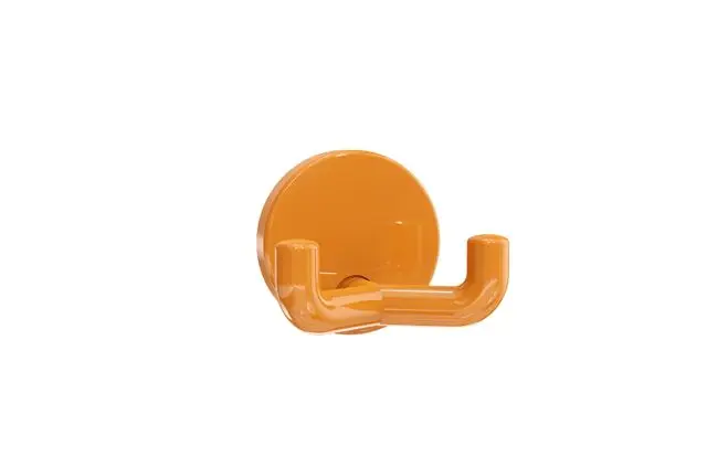 Hewi Doppelhaken Ser 477, d:50mm, eckige Hakenform orange 477.90.025 24 4779002524