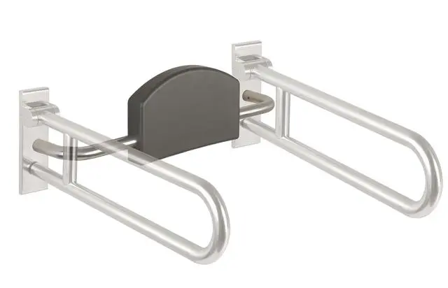 Hewi Rückenstütze Ser 805, Edelstahl inkl. Wandplattenabdeckung 805.51.900 80551900