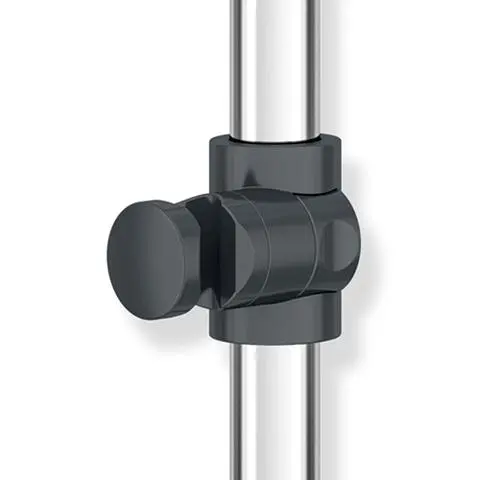 Hewi Brausehalter, d:32mm, Kst. tiefschwarz 66771 90 6677190