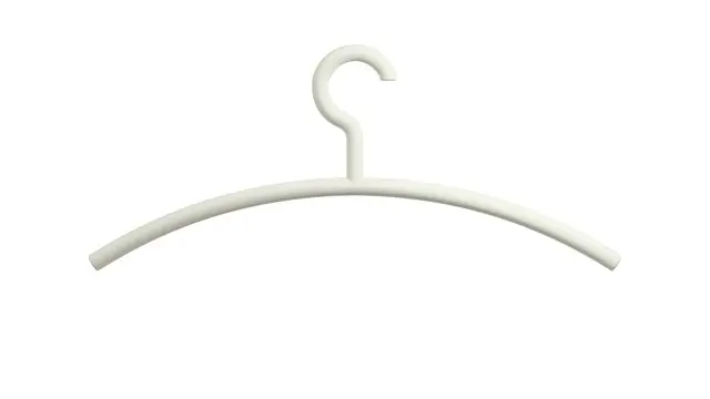Hewi Kleiderbügel, Haken drehbar, matt 90Grad Rastpunkte reinweiß 570.3B 99 5703B99