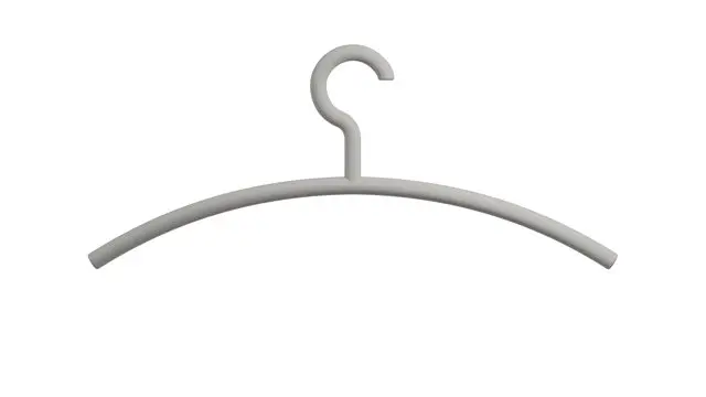 Hewi Kleiderbügel, matt, Haken feststehend felsgrau 570.1B 95 5701B95