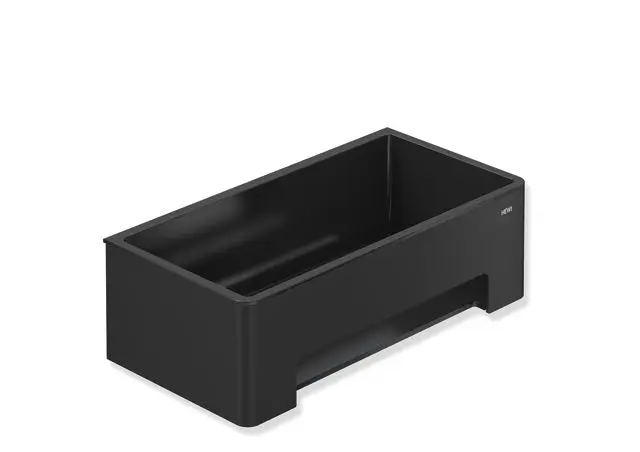 Hewi Duschkorb gerade, pulverbeschichtet schw tiefmatt/swm 900.03.00160 CV 9000300160CV