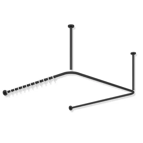 Hewi Deckenabhängung, d:25 A=500mm, plvb schw tma 900.34.00260 DC 9003400260DC