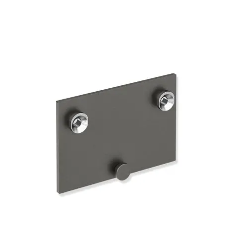 Hewi Montageplatte Sitz mobil pulverbeschichtet dgrau tma 900.51.00160 SC 9005100160SC