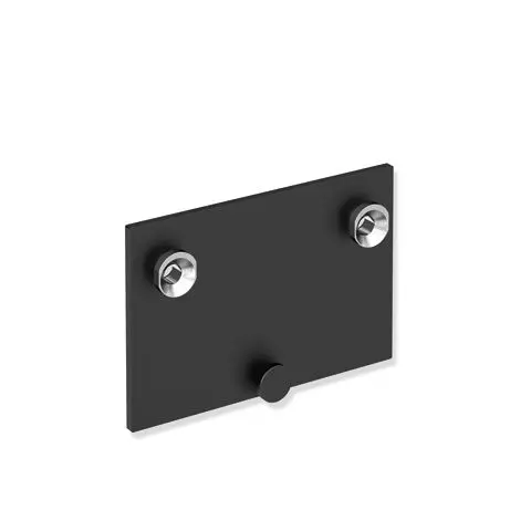 Hewi Montageplatte Sitz mobil pulverbeschichtet schw tma 900.51.00160 DC 9005100160DC