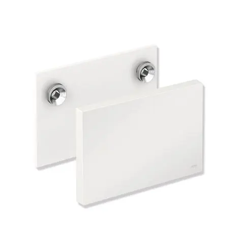 Hewi Montageplatte m. Abdeckung, plvb für mobilen Sitz weiß tma/wem 900.51.00360 AS 9005100360AS