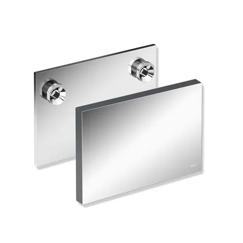 Hewi Montageplatte m. Abdeckung, chrom für mobilen Sitz anthrazgr 900.51.00340 92 900510034092