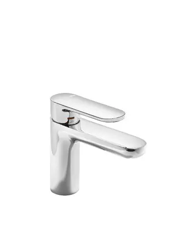 Hewi Einhebel-Waschtischmischer verchomt, rund, Hebel geschlossen AQ1.12M10840 AQ112M10840