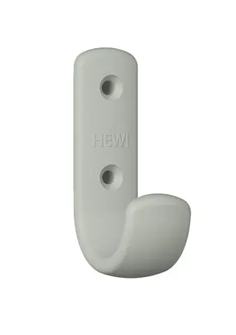 Hewi Garderobenhaken Ser 477,matt,H:75, m.Distanzstück felsgrau 477.90B061 95 47790B06195